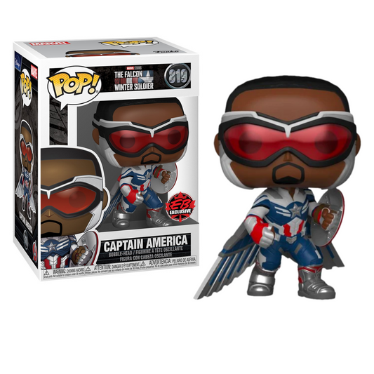 Funko Pop Marvel The Falcon and the Winter Soldier Captain America 819 EB Exclusive
