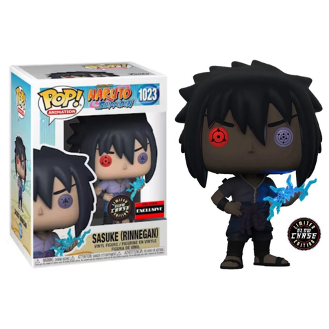 Funko Pop Anime Naruto Shippuden Sasuke (Rinnegan) 1023 AAA Anime Exclusive Chase