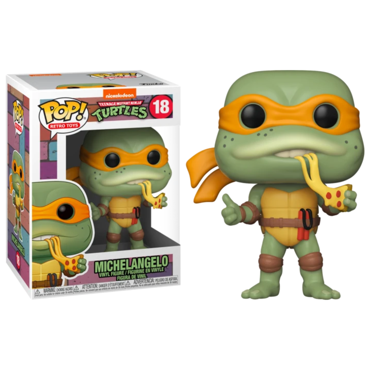 Funko Pop Teenage Mutant Ninja Turtles TMNT Michelangelo 18