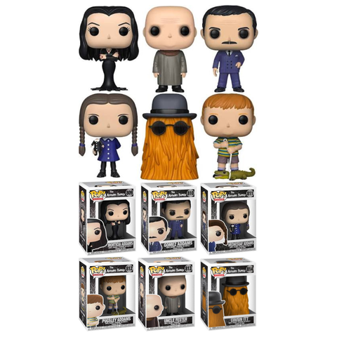 Funko Pop The Addams Family 1964 SET of 6, 809, 810, 811, 812, 813, 814