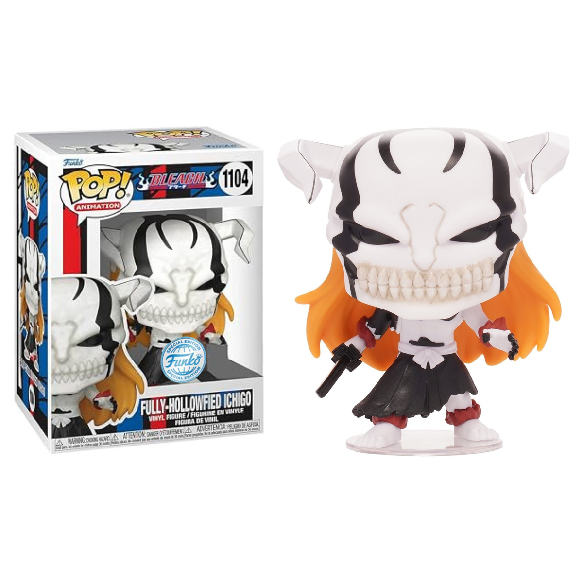 Funko Pop Anime Bleach Fully-Hollowfied Ichigo 1104 Funko Special Edition