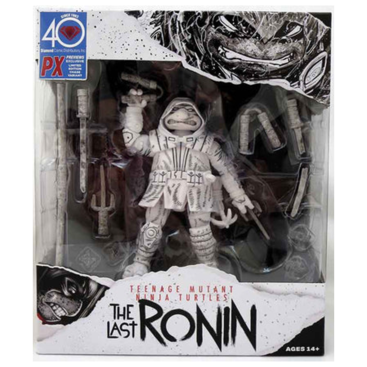 Teenage Mutant Ninja Turtles Playmates The Last Ronin PX Exclusive 2022 White 1/6 Variant