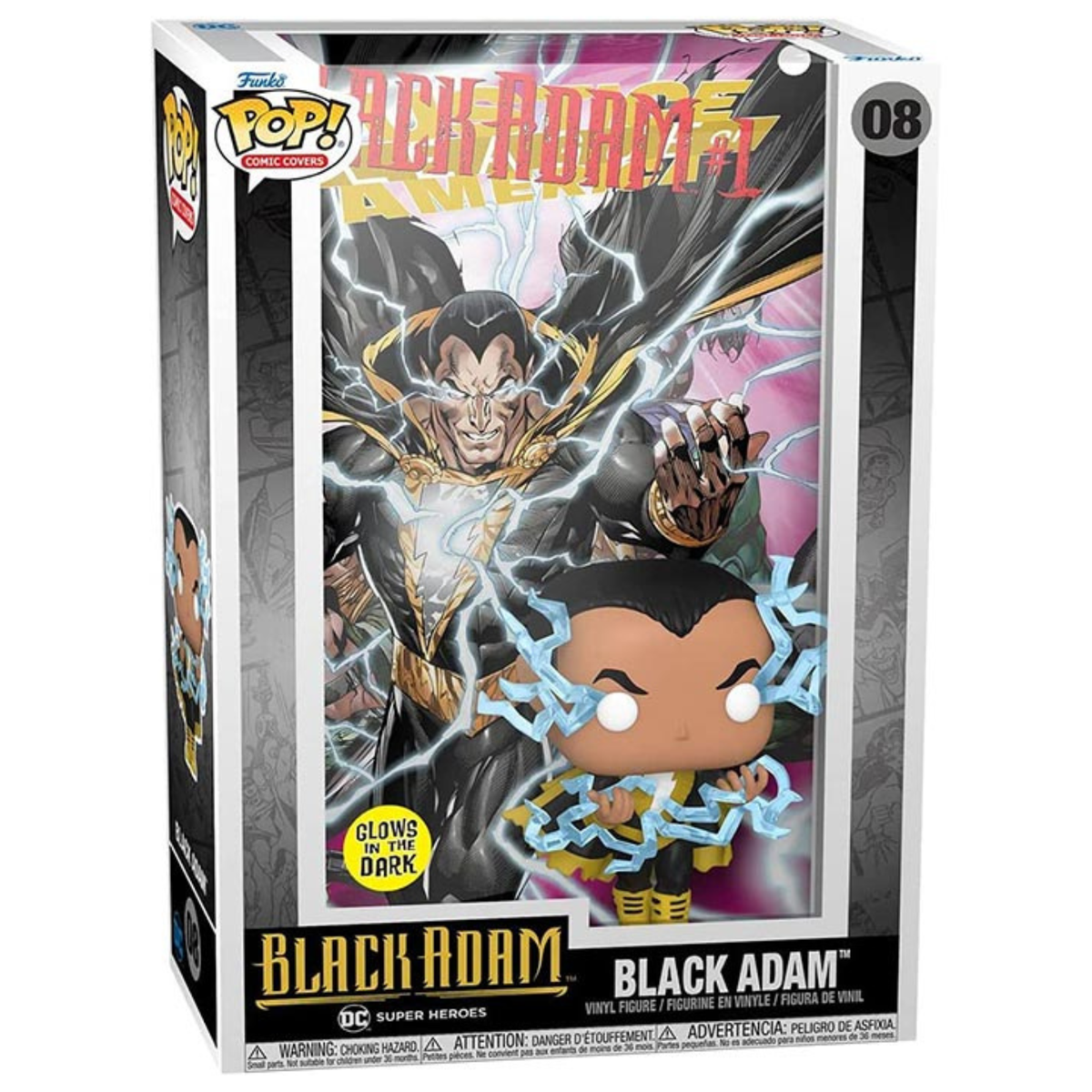 Funko Pop Comic Covers DC Comics Black Adam Black Adam 08