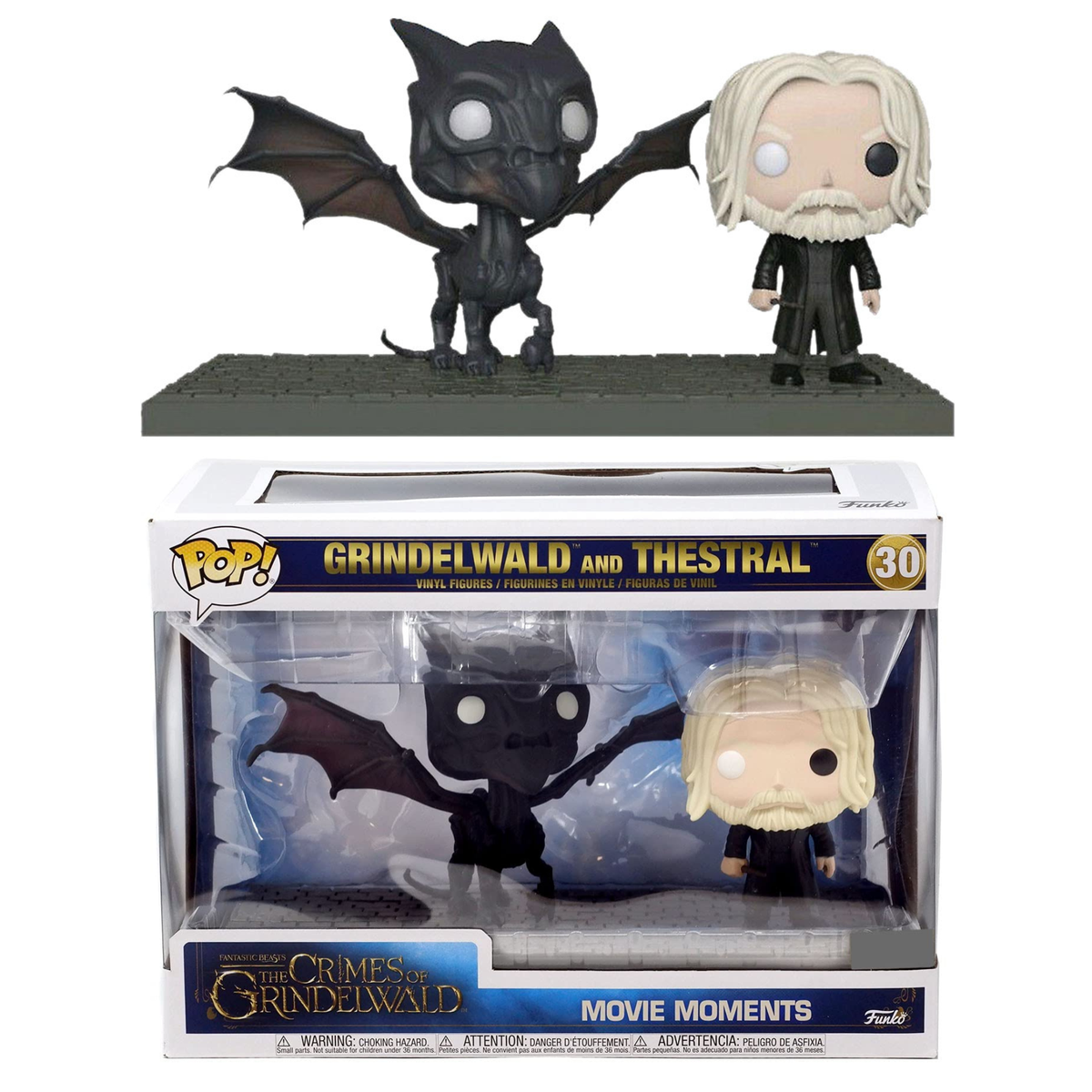 Funko Pop Movie Moments Harry Potter Grindelwald and Thestral 30 Hot Topic Exclusive