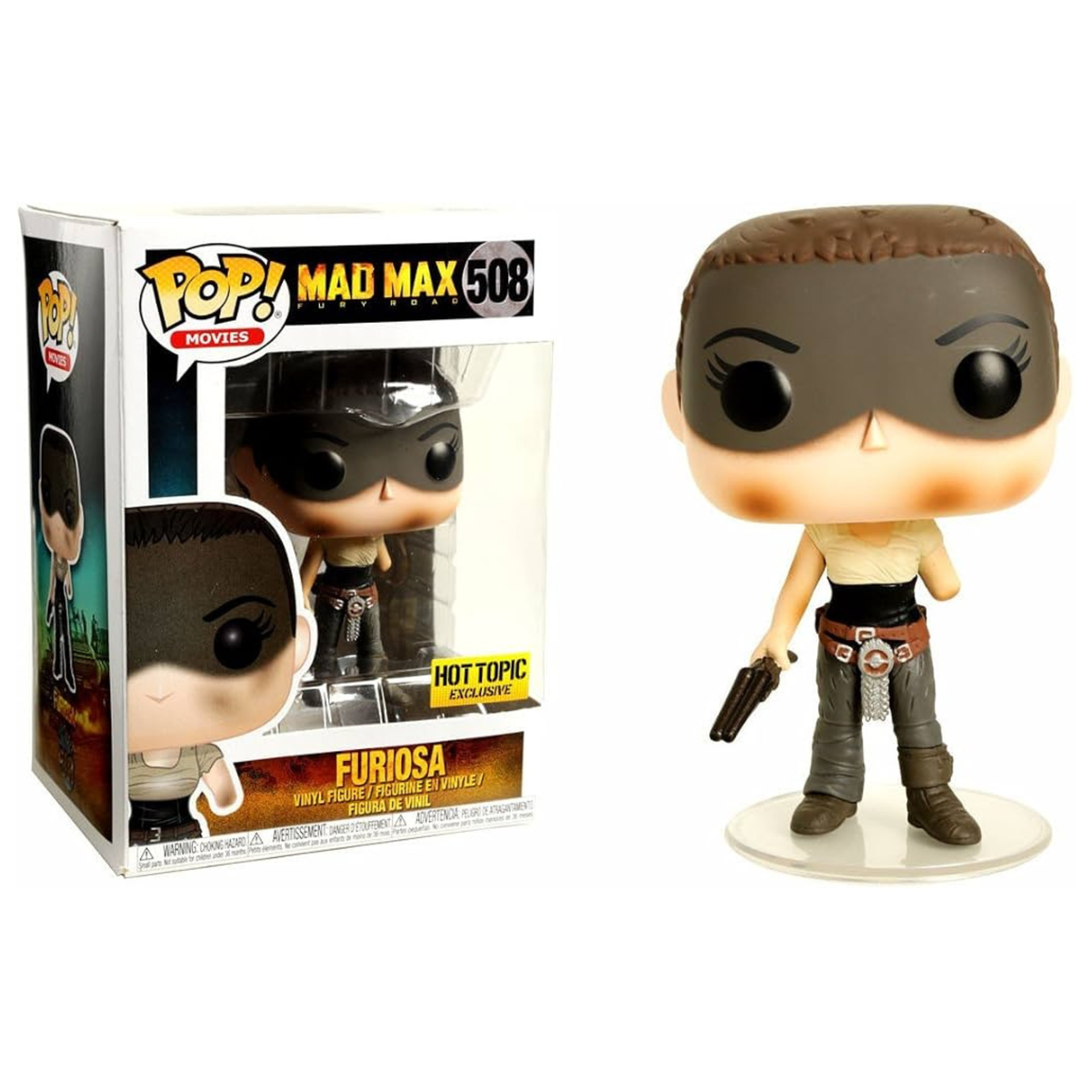 Funko Pop Movies Mad Max Fury Road Furiosa 508 Hot Topic Exclusive