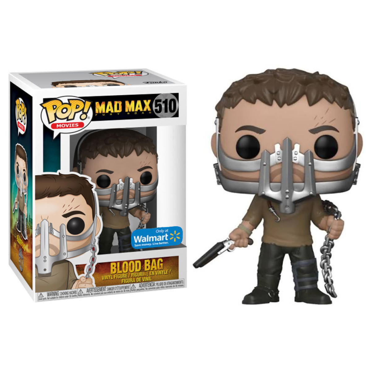 Funko Pop Movies Mad Max Fury Road Blood Bag 510 Walmart Exclusive