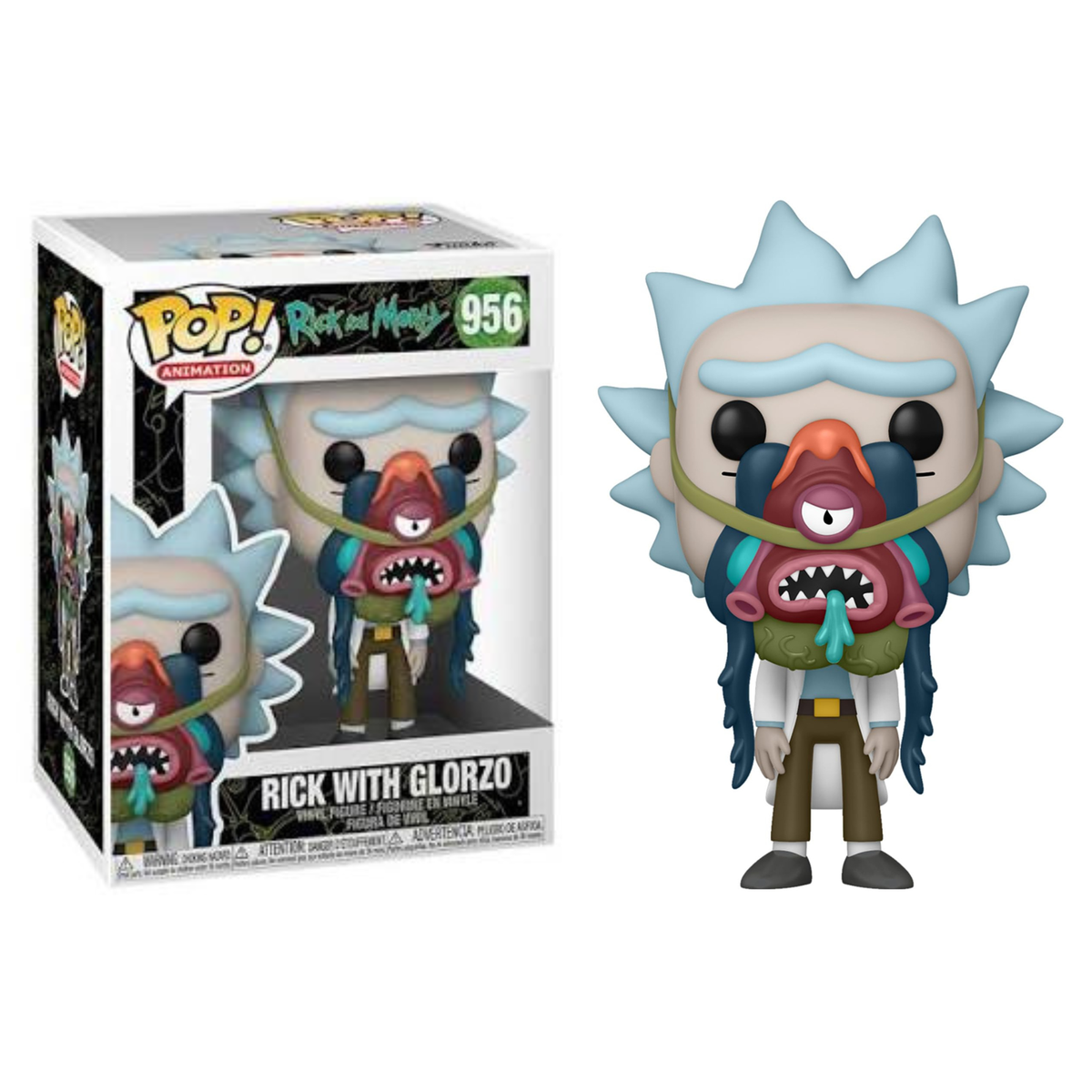 Funko Pop Animation Rick and Morty Rick with Glorzo 956