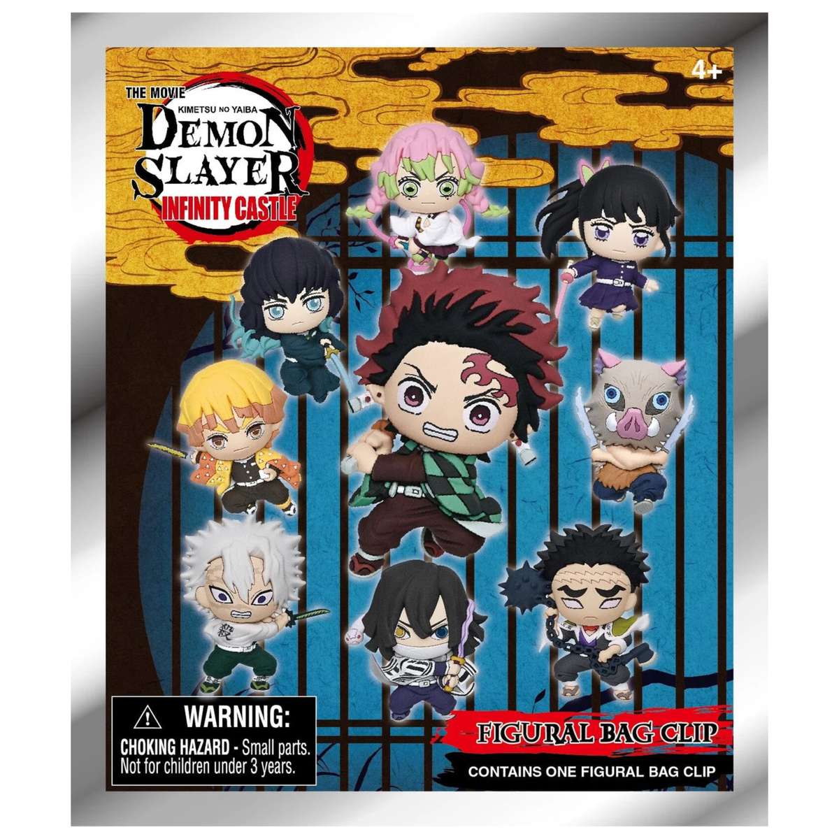 3D Foam Bag Clip Demon Slayer The Movie Infinity Castle - 1 Piece