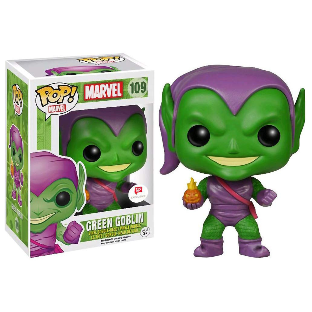 Funko Pops Marvel Green Goblin 109 Walgreens Exclusive
