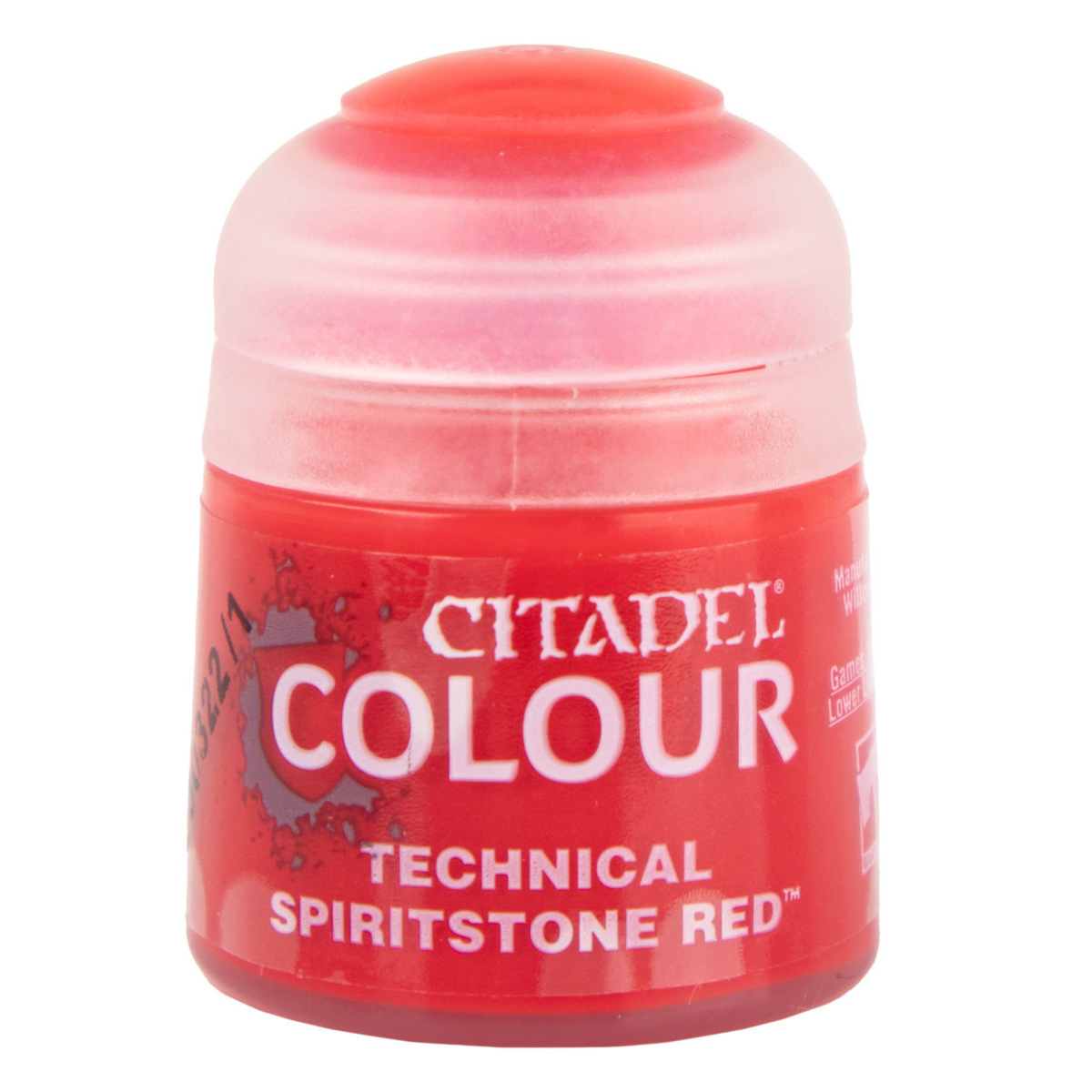 Games Workshop Warhammer Paint Citadel Technical Spiritstone Red 12ML