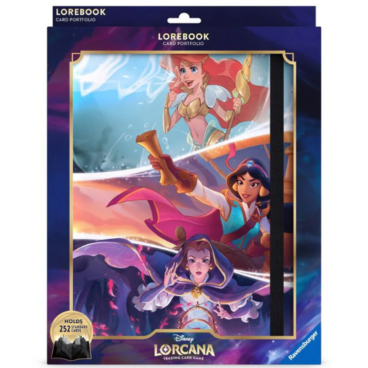 DISNEY LORCANA SET 9 PORTFOLIO (ARIEL, JASMINE, BELLE)