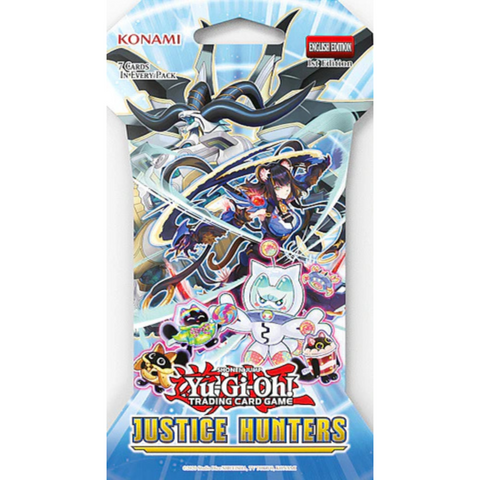 YU-GI-OH! YUGIOH JUSTICE HUNTERS BLISTER PACK - 1 PACK