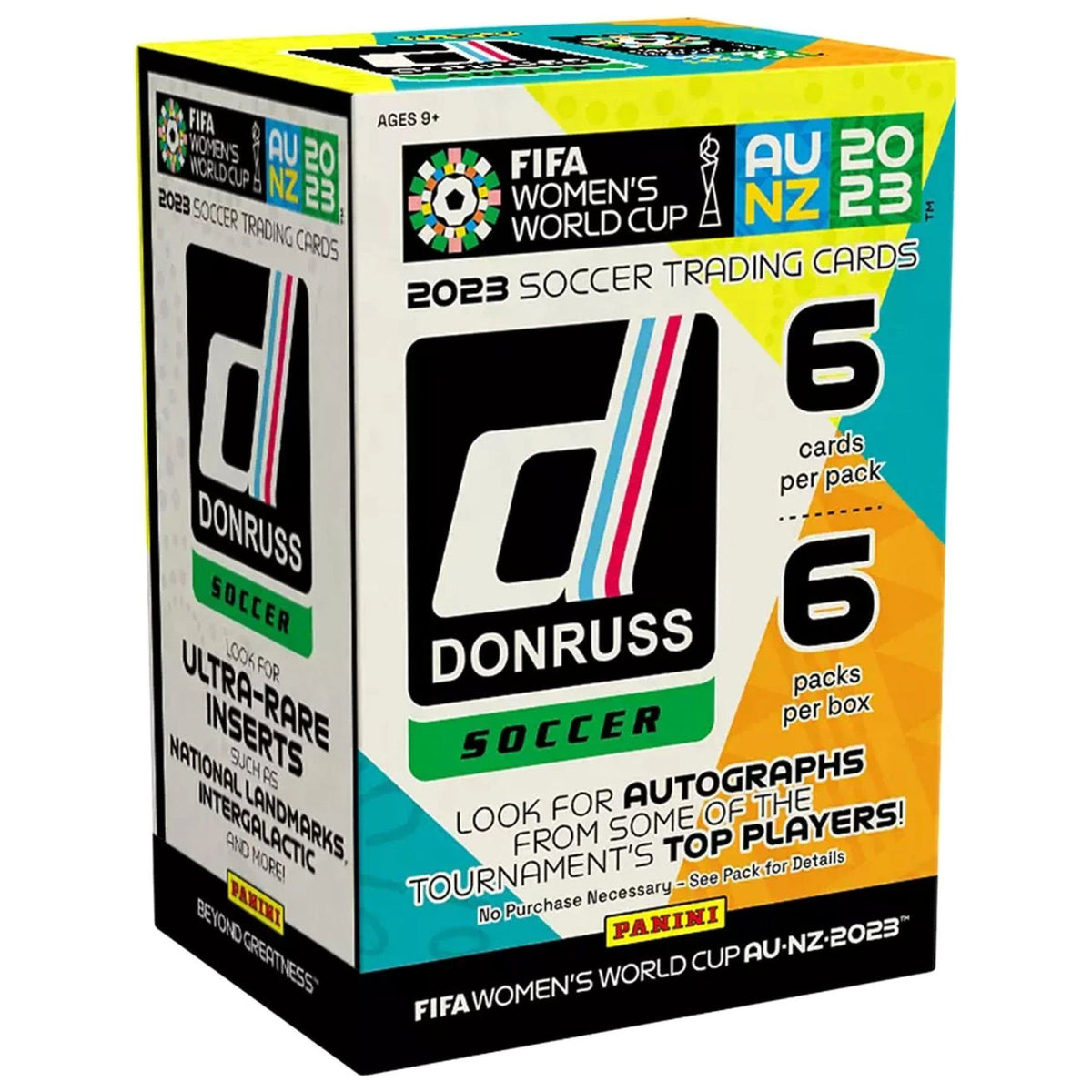 FIFA World Cup Donruss 2023 Women's Soccer Trading Card BLASTER Box