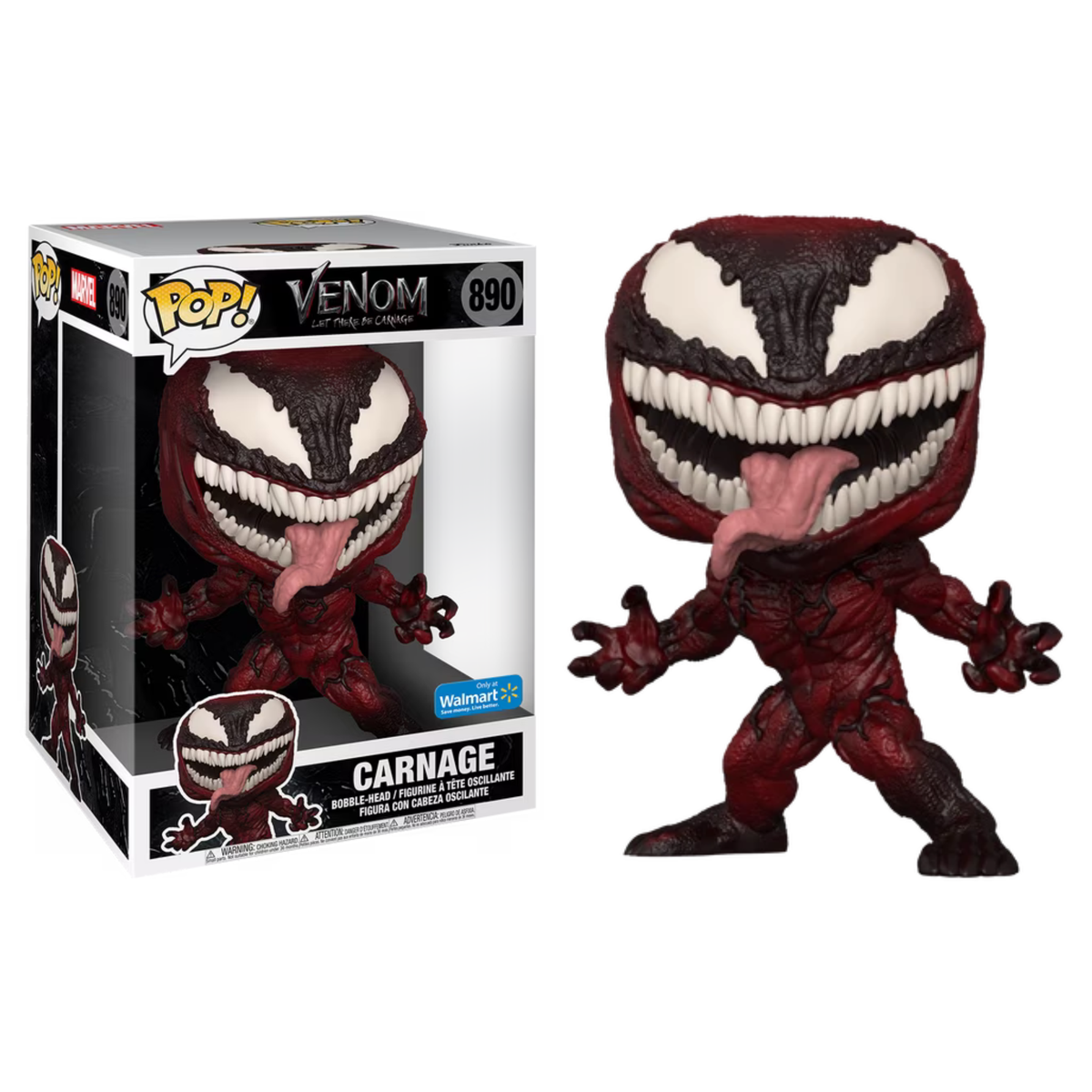 Funko Pop Marvel Carnage 890 Walmart Exclusive