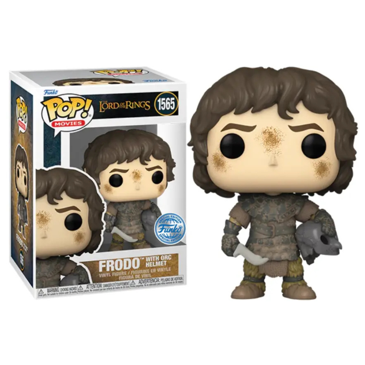 Funko Pop Lord of the Rings LOTR Frodo with Orc Helmet 1565 Special Edition