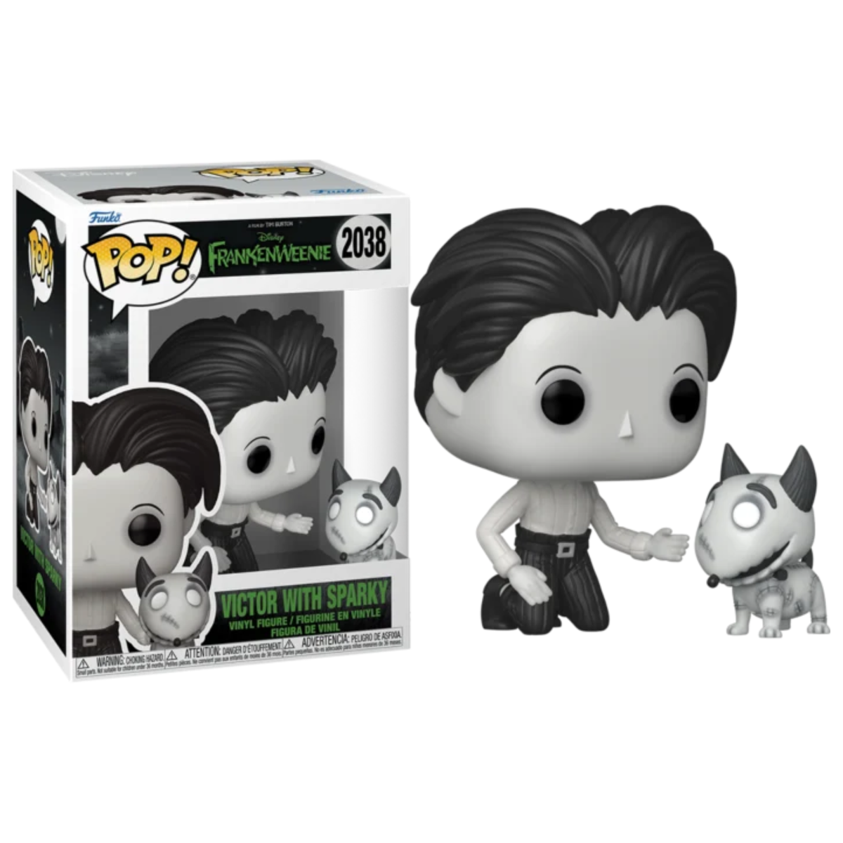 Funko Pop Disney Frankenweenie Victor With Sparky 2038
