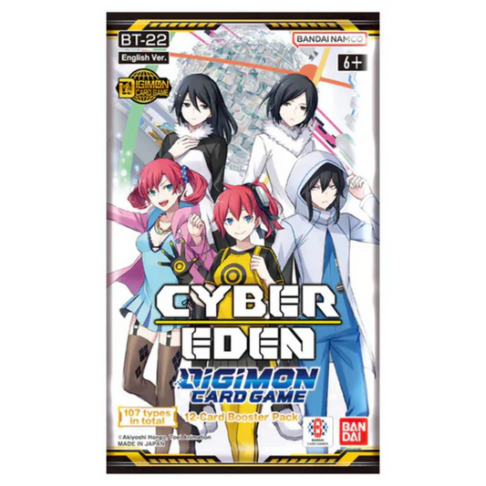 DIGIMON CG BT22 CYBER EDEN BOOSTER PACK - 1 PACK