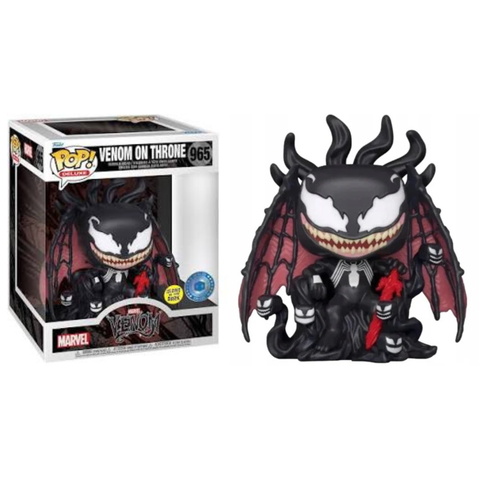 Funko Pop Marvel Venom on Throne 965 Pop in a Box Exclusive GITD