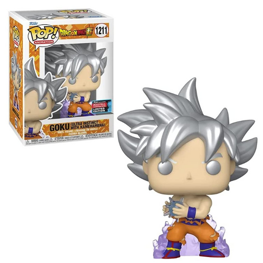 Funko Pop Dragon Ball Super Goku (Ultra Instinct With Kamehameha) 1211 2022 Fall Convention