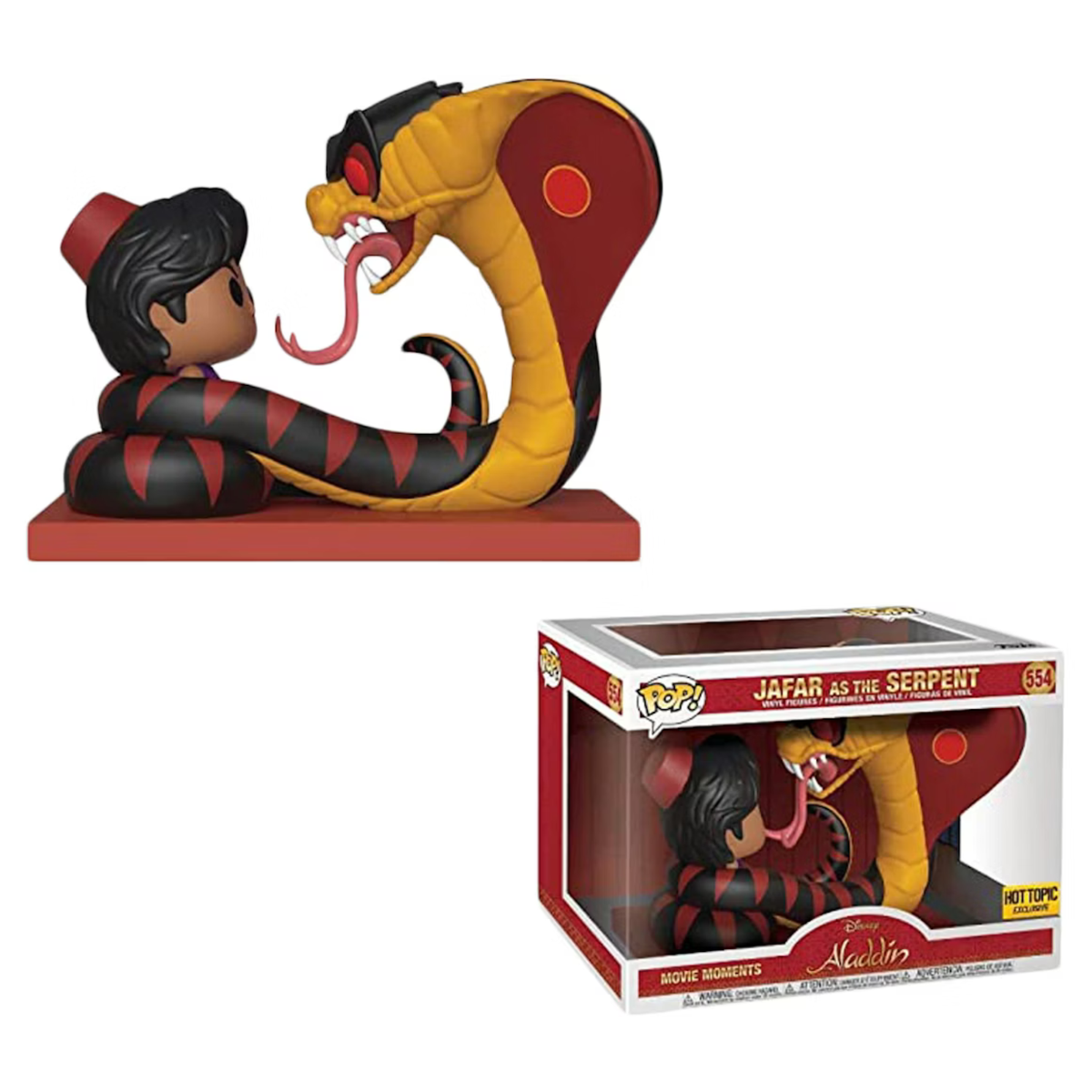 Funko Pop Disney Movie Moments Aladdin Jafar as the Serpent 554