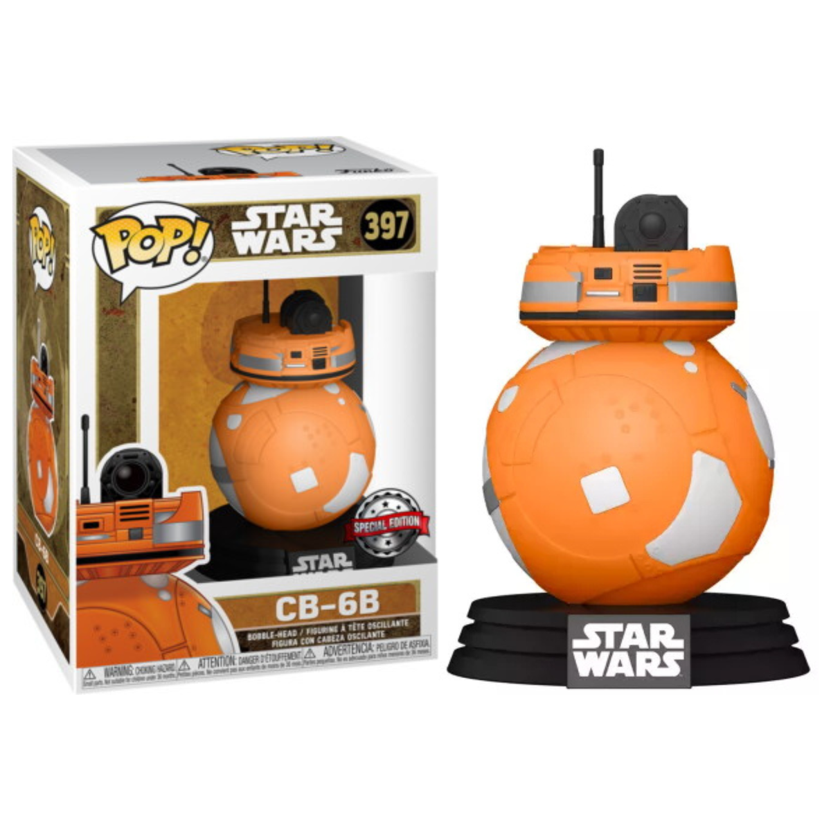 Funko Pop Star Wars CB-6B 397 Special Edition