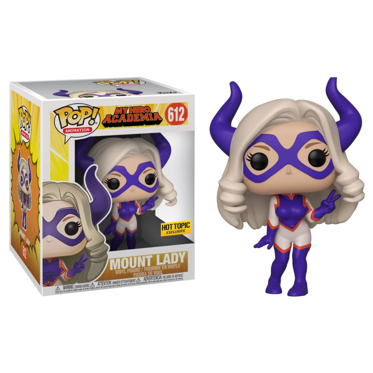 Funko Pop 6inch My Hero Academia MHA Mount Lady 612 Hot Topic Exclusive