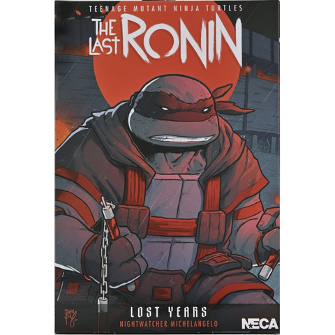 NECA TMNT The Last Ronin - The Lost Years Michelangelo (Nightwatcher) Action Figure