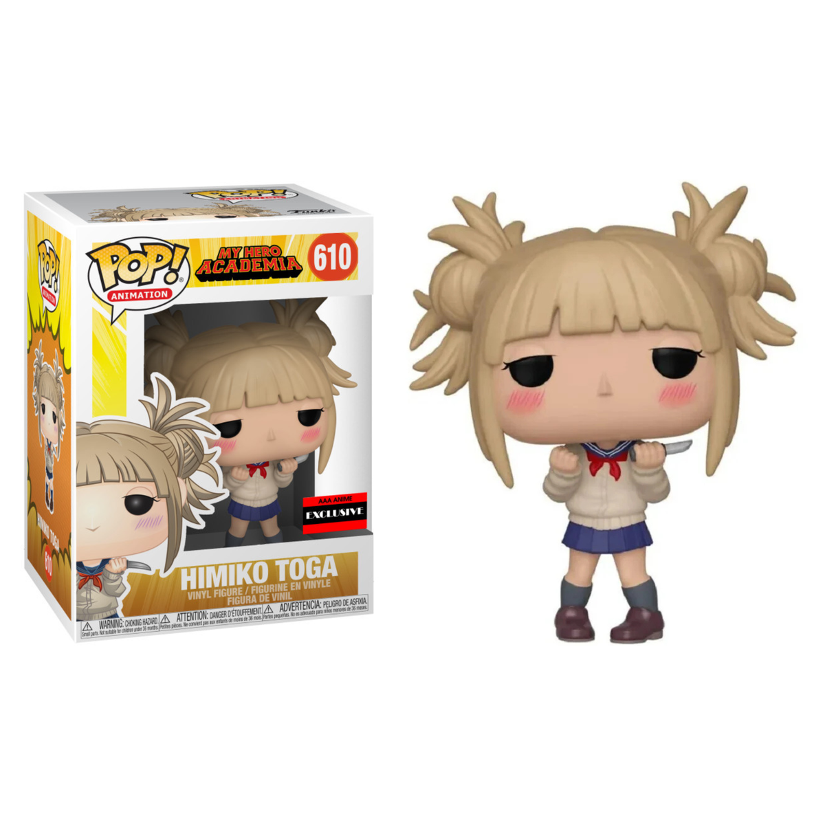 Funko Pop Anime My Hero Academia MHA Himiko Toga 610 AAA Anime Exclusive