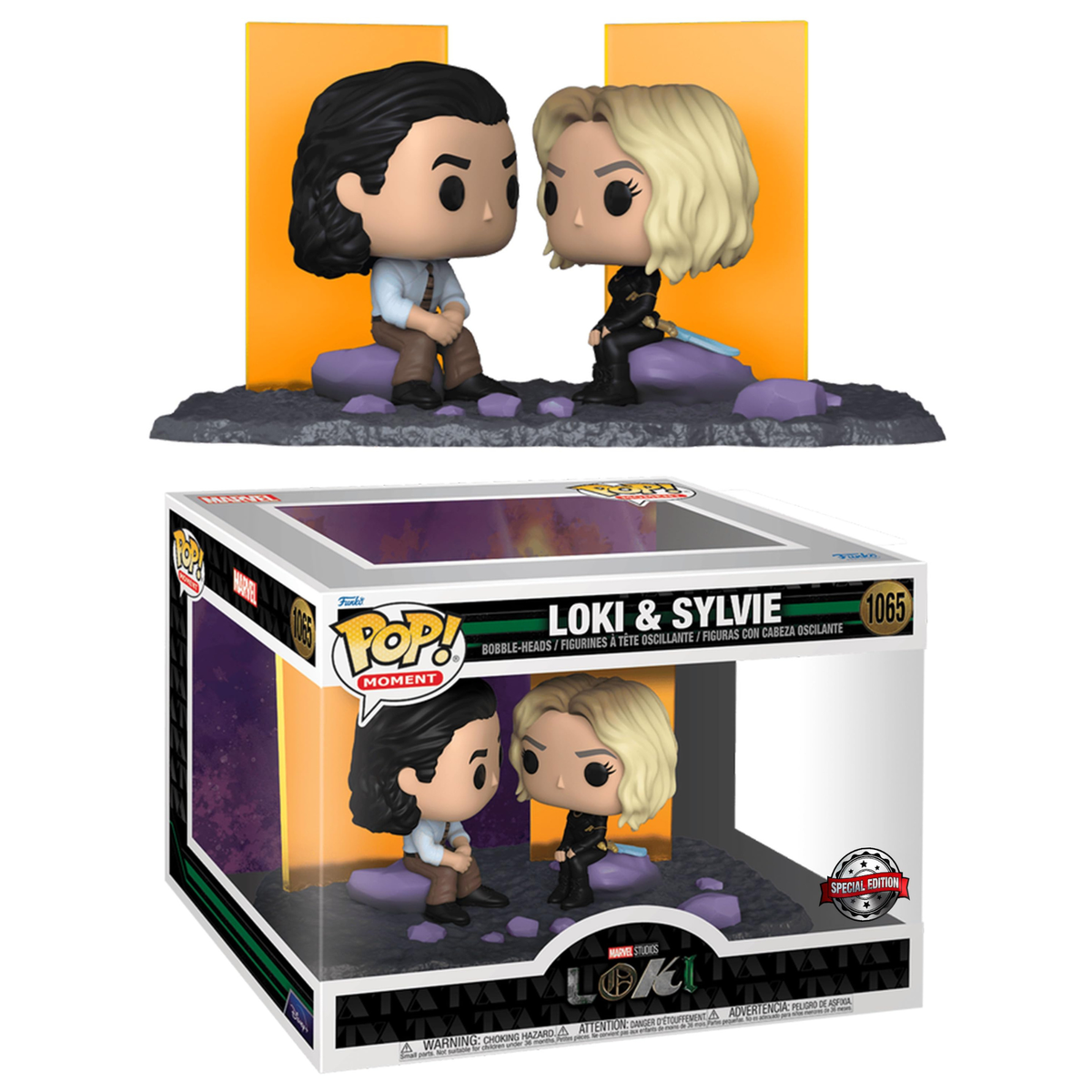 Funko Pop Marvel Moment Loki Loki & Sylvie 1065 Special Edition