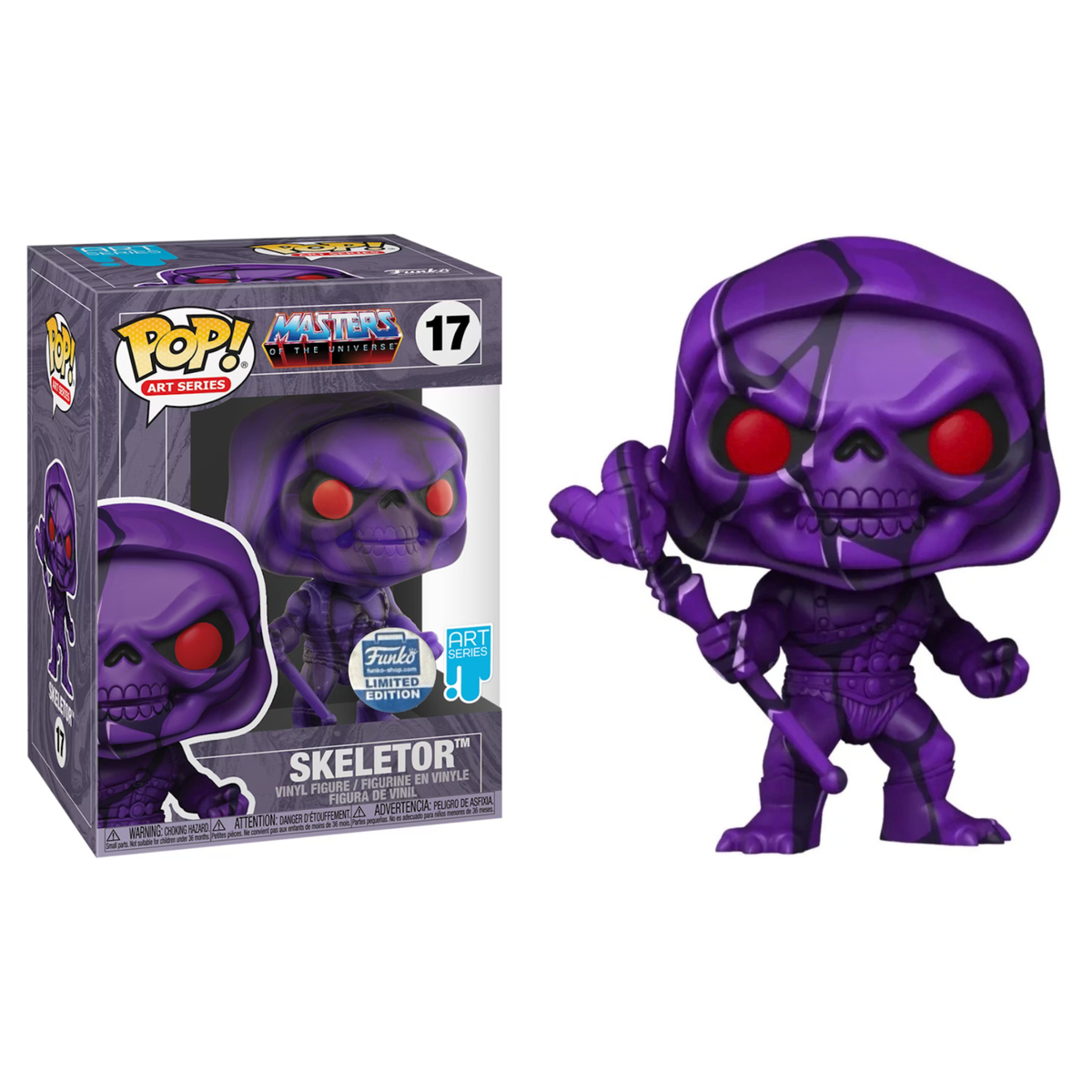 Funko Pop Art Series Masters of the Universe MOTU Skeletor 17 Funko Limited Edition