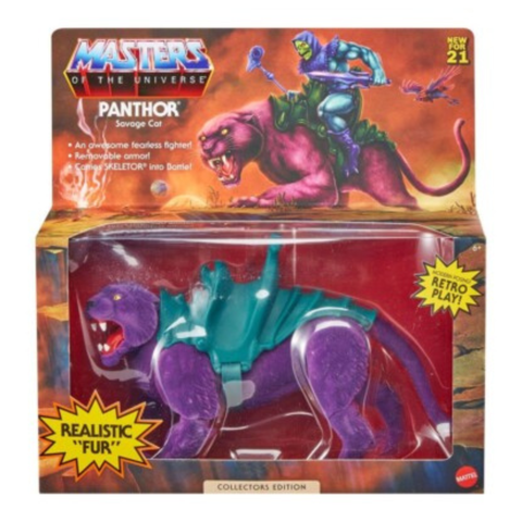 Masters of the Universe Origins Panthor (Flocked)