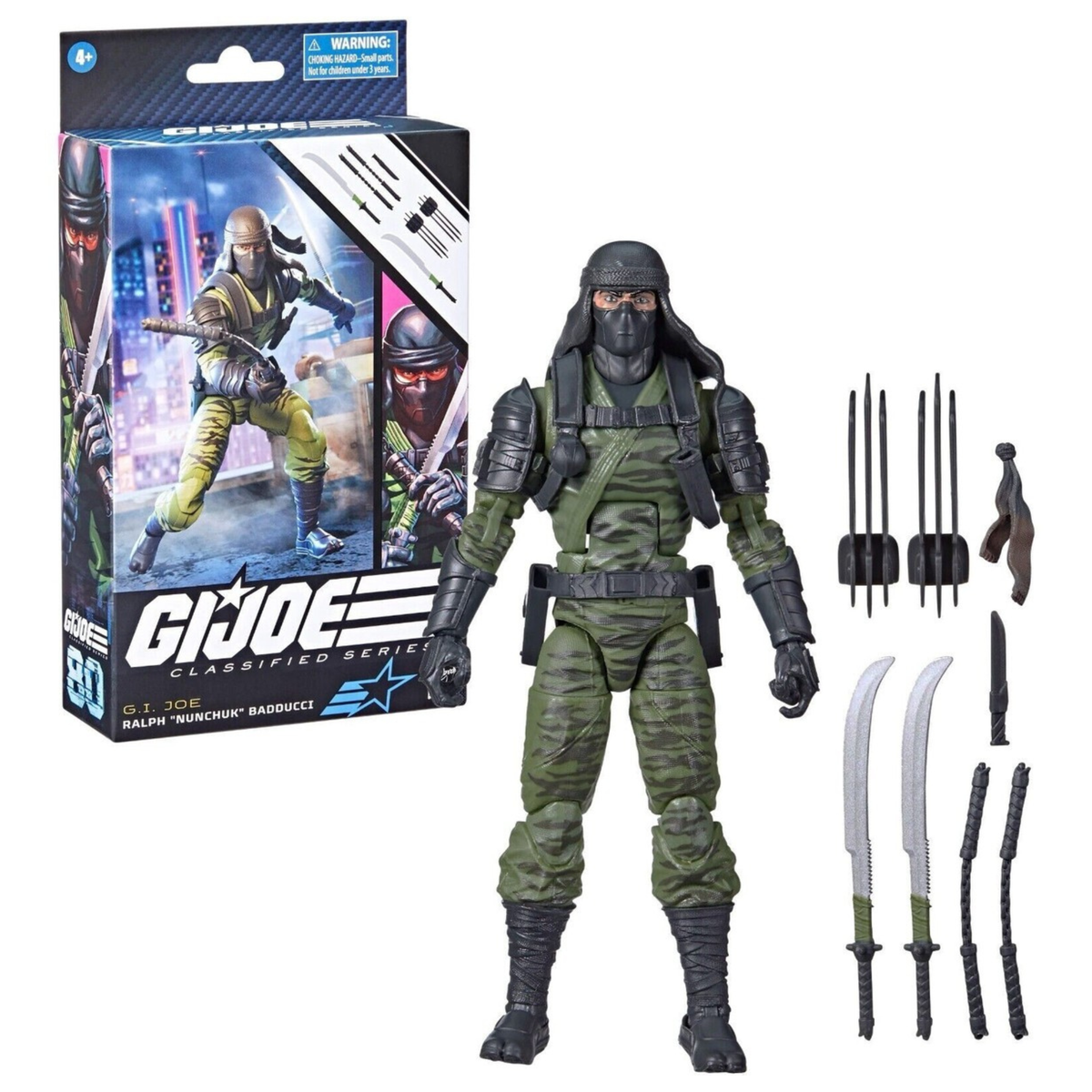 Action Figure Hasbro G.I. Joe Classified Ralph "Nunchuck" Badducci 80