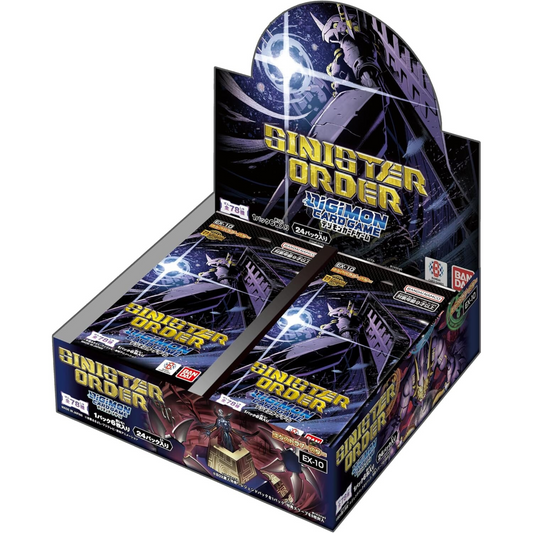 DIGIMON CG EX10 SINISTER ORDER EXTRA  BOOSTER