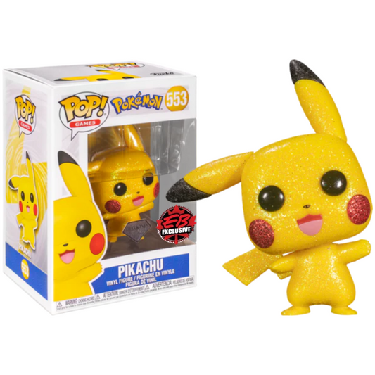 Funko Pop Pokemon Pikachu 553 EB Games Diamond