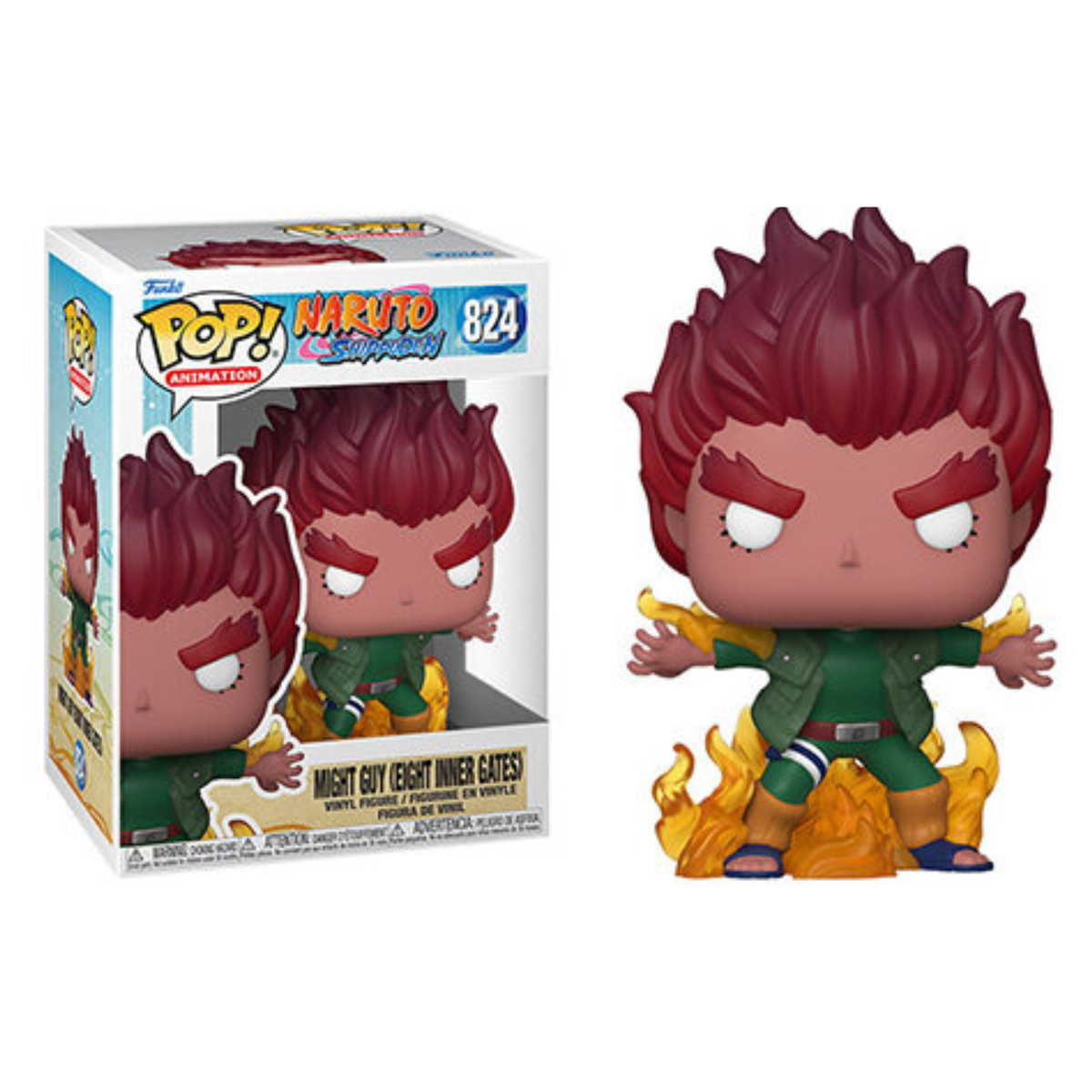 Funko Pop Anime Naruto Shippuden Might Guy (Eight Inner Gates) 824