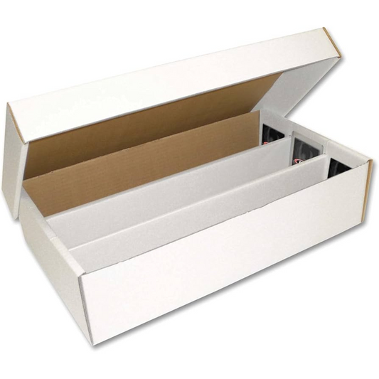 BCW 3,000ct (SUPER SHOE BOX) CARDBOARD CARD BOX