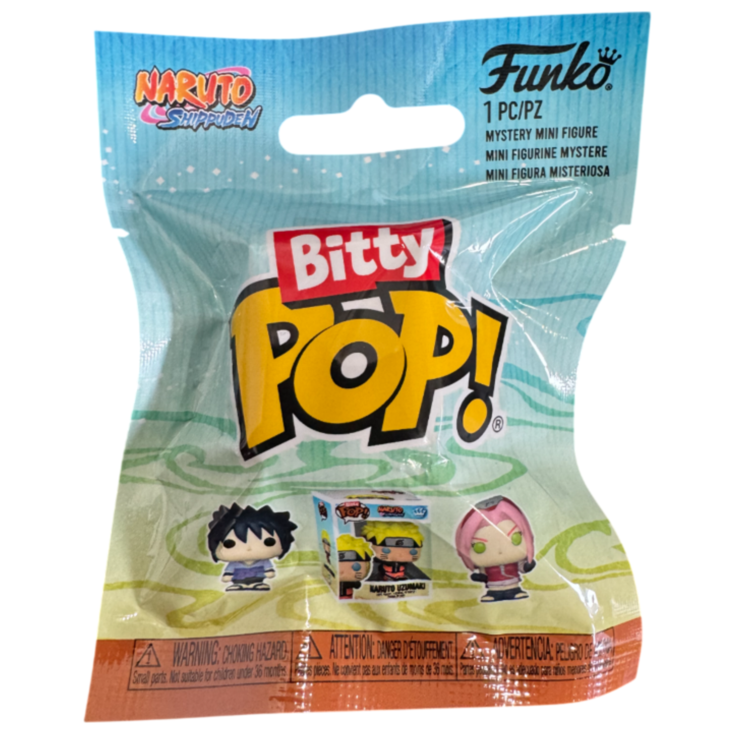 BITTY POP 32PC PDQ NARUTO SHIPPUDEN - 1 PACK