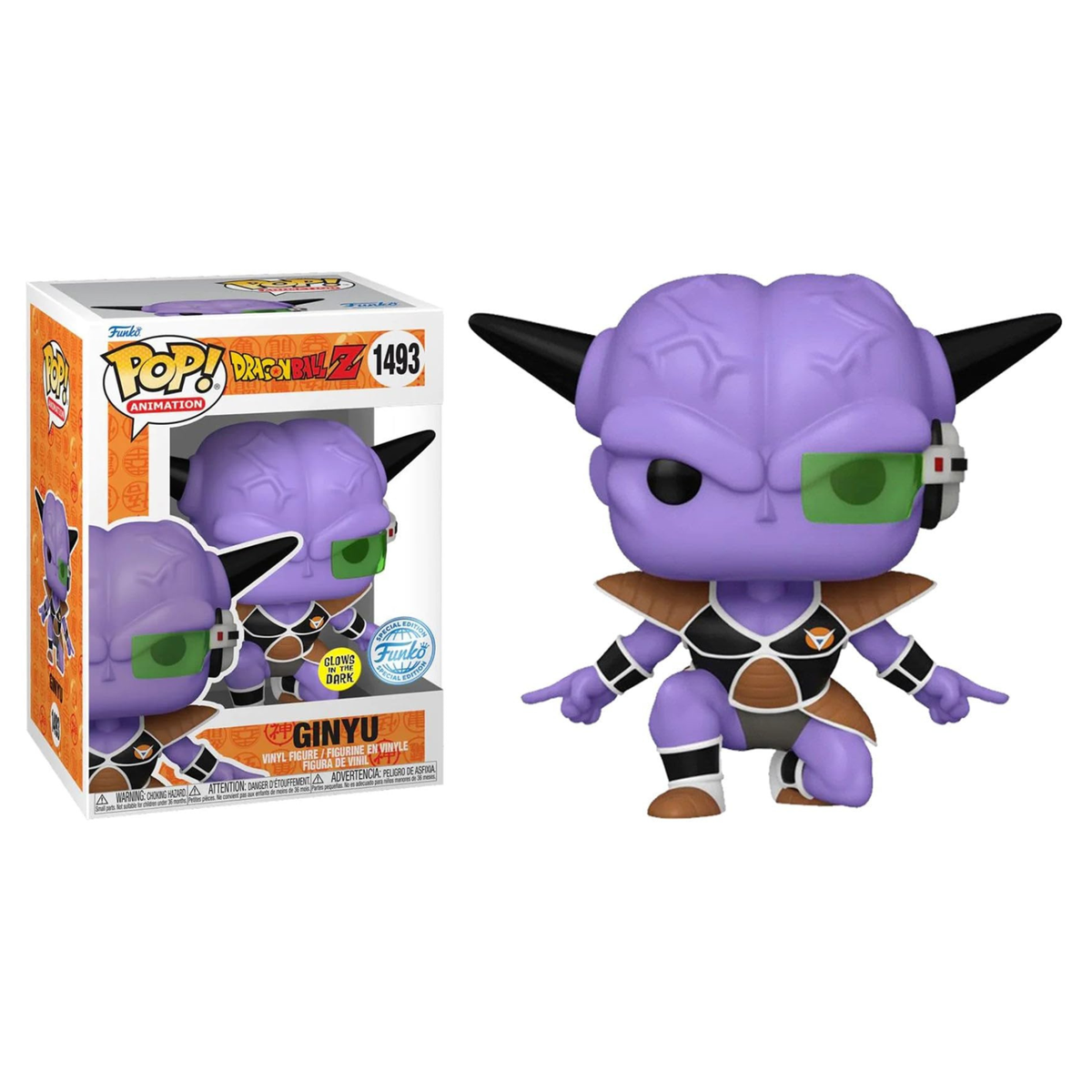 Funko Pop Anime Dragon Ball Z Ginyu 1493 Funko Special Edition GITD