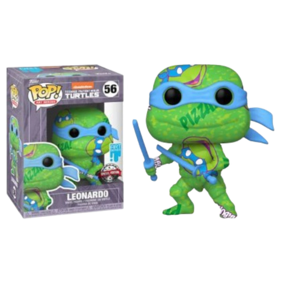 Funko Pop Teenage Mutant Ninja Turtles Leonardo 56 Art Series Special Edition