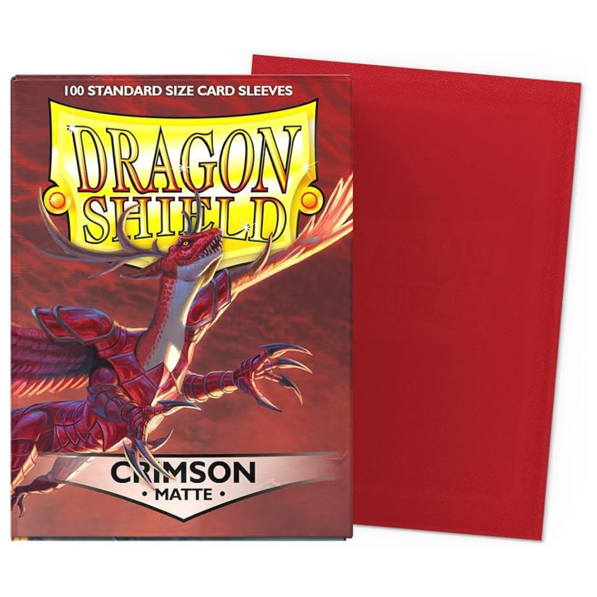 DRAGON SHIELD MATTE CRIMSON 100ct