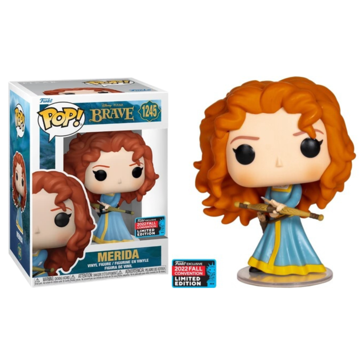 Funko Pop Disney Brave Merida 1245 2022 Fall Convention Limited Edition