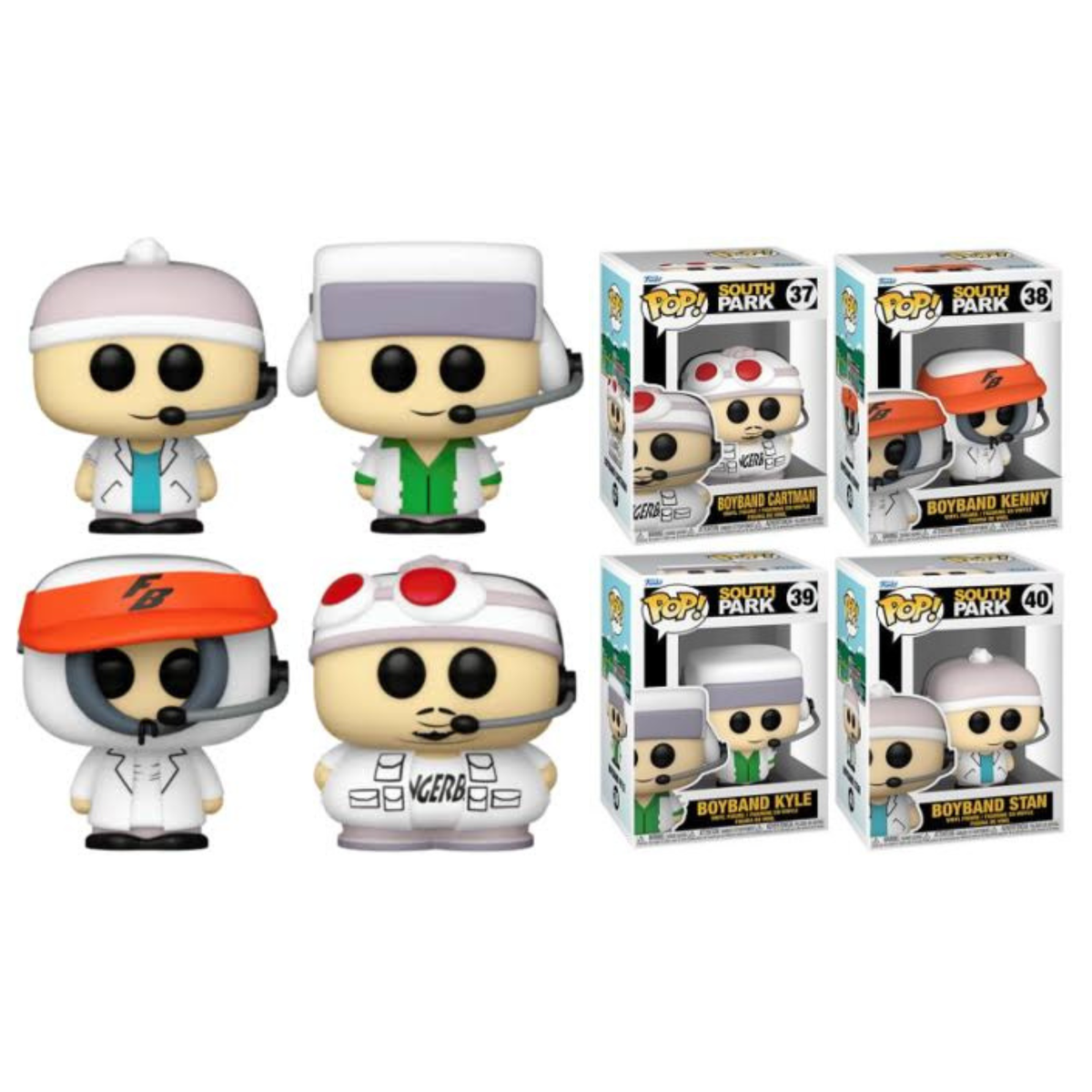 Funko Pop SET South Park Boyband SET of 4