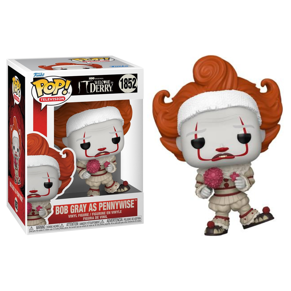 Funko Pop Horror Welcome To Derry IT Bob Gray as Pennywise 1852