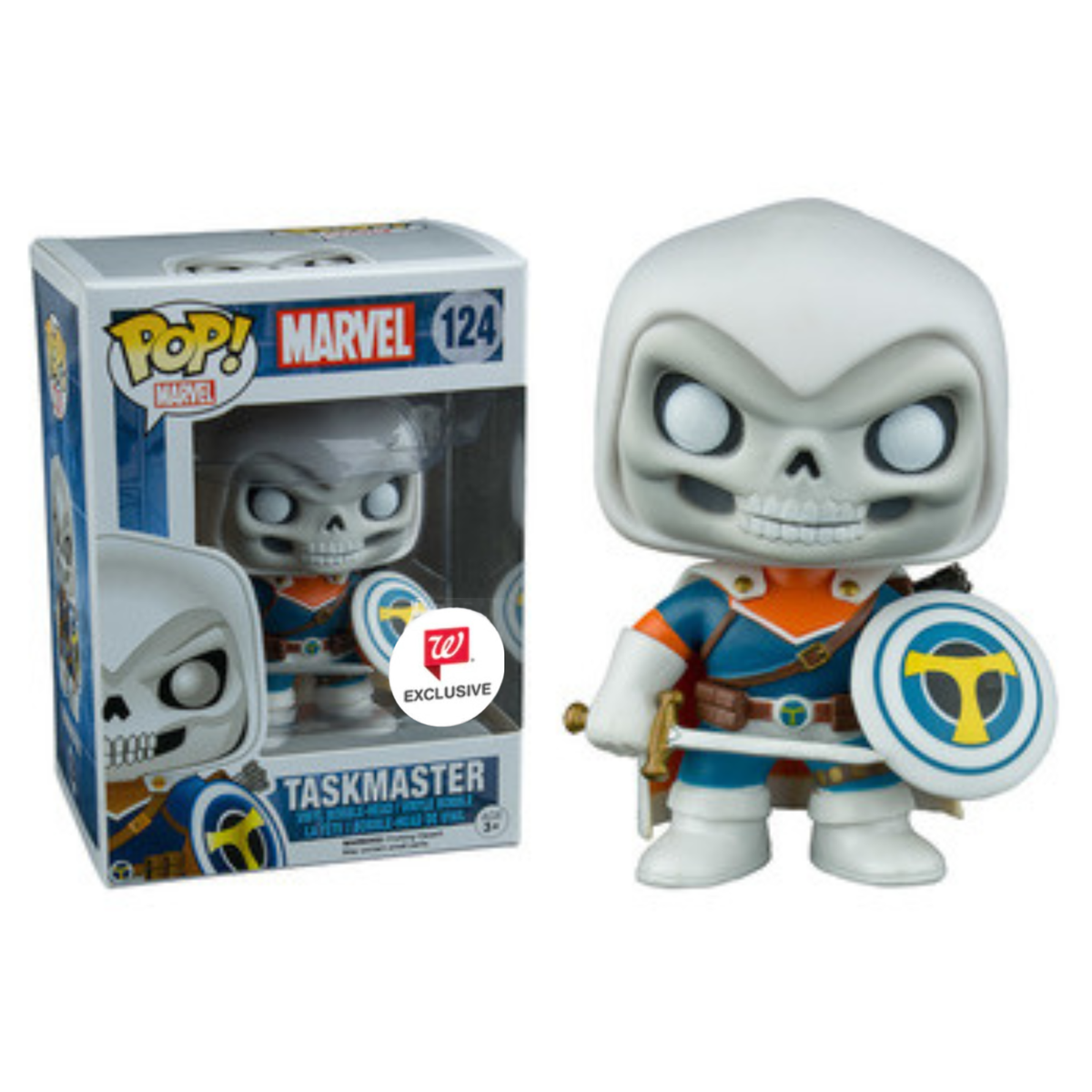 Funko Pops Marvel Taskmaster 124 Walgreens Exclusive