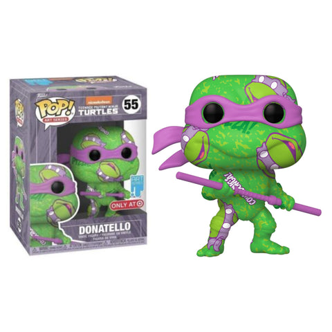 Funko Pops Teenage Mutant Ninja Turtles Donatello 55 Art Series Target Exclusive