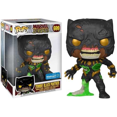 Funko Pop Jumbo Marvel Zombie Black Panther 699 Walmart Exclusive