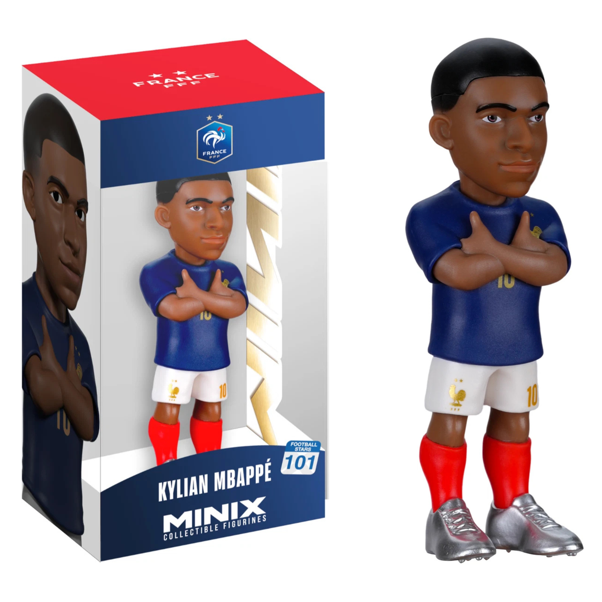 MiniX Soccer 12CM Fifa France Kylian Mbappe Football Stars 101
