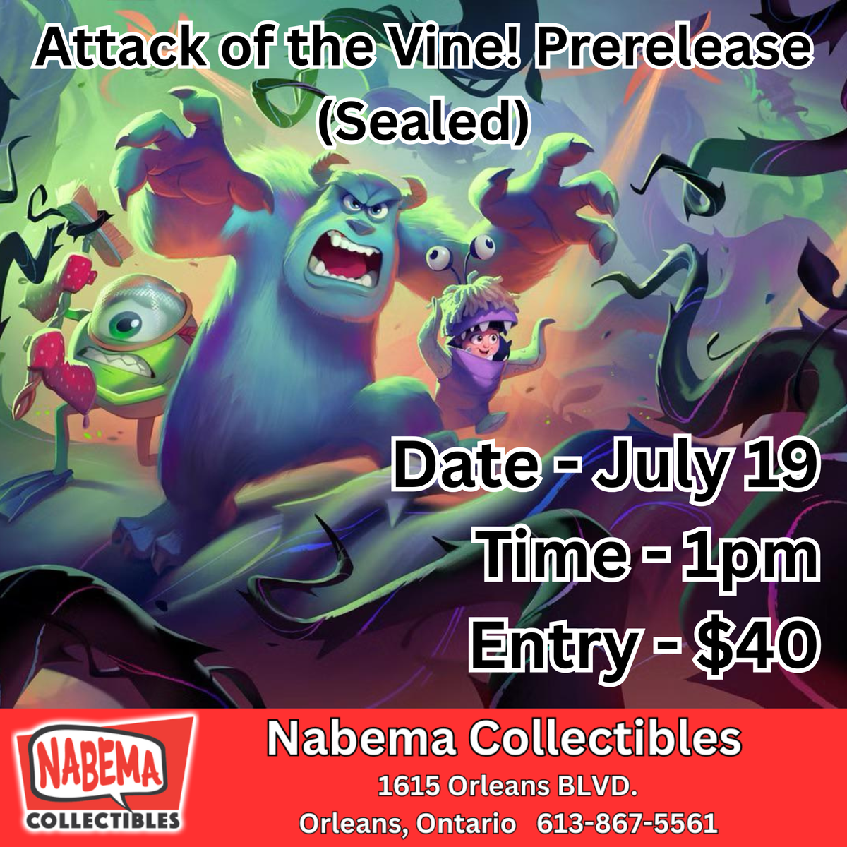 Lorcana Attack of the Vine! Prerelease (Sealed)