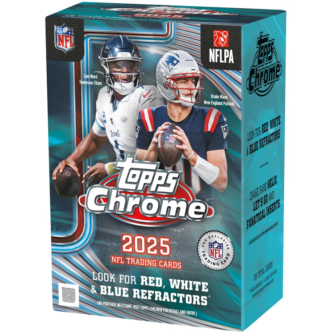 2025 TOPPS CHROME FOOTBALL VALUE BOX