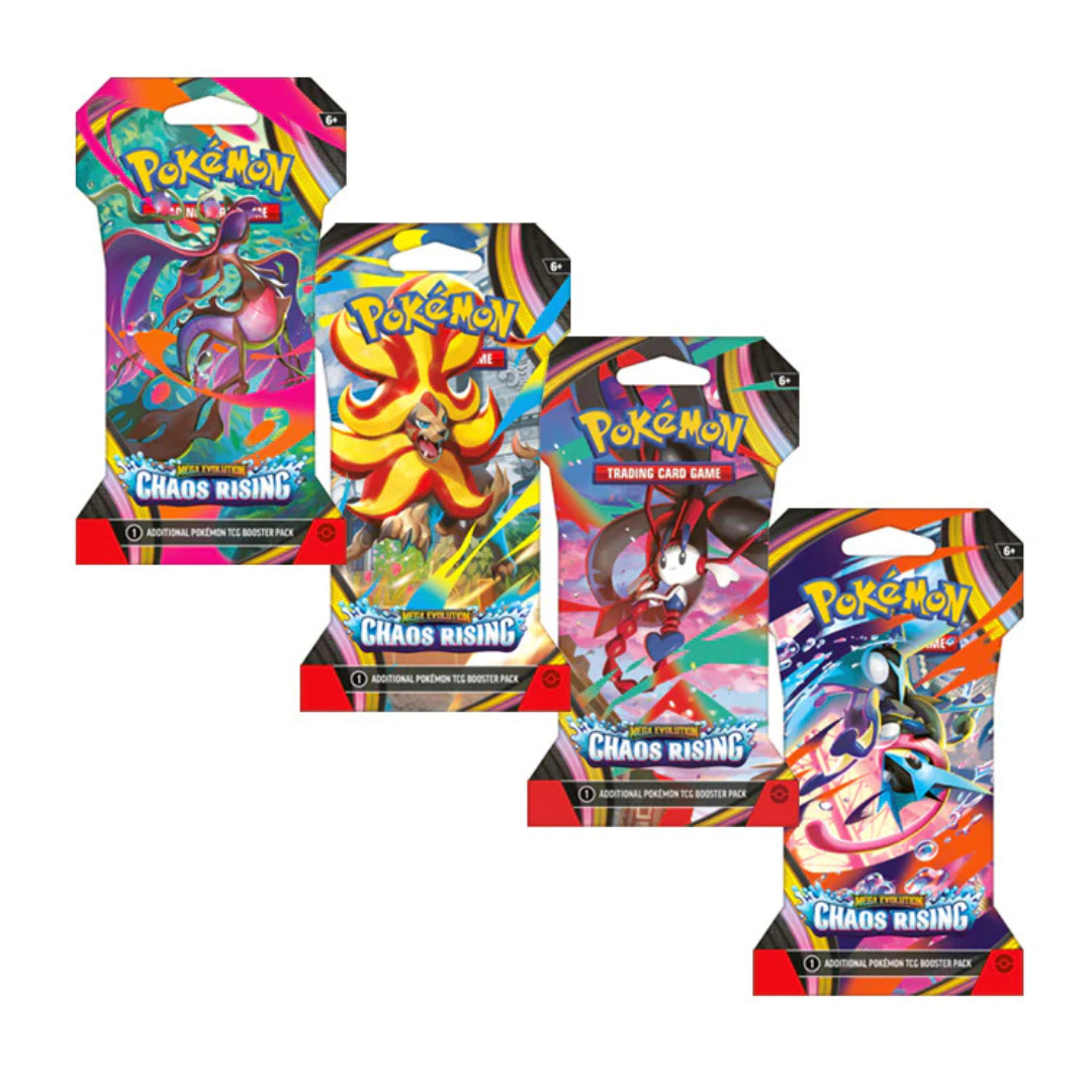 POKEMON ME04 CHAOS RISING BLISTER PACK - 1 PACK